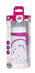 NIP láhev Kids cup, 330 ml, holka, s pítkem