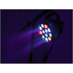 Eurolite LED Party spot reflektor, 12x 1W RGBW LED