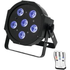 Eurolite LED SLS 5x 3W RGB + UV, reflektor