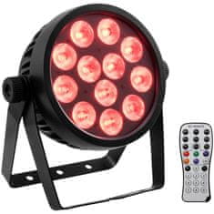 Eurolite LED 4C-12 Silent Slim reflektor, 12x 8W QCL LED, DMX