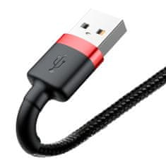 BASEUS Cafule kabel USB / Lightning QC 3.0 2A 3m, černý/červený