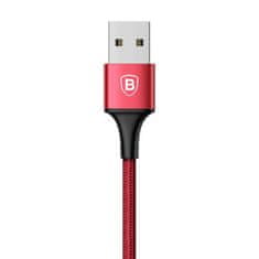 BASEUS Rapid 2in1 kabel USB - Lightning / Micro USB 3A 1.2m, červený