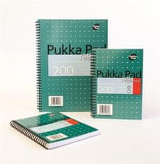 Pukka Pad Blok "Metallic Jotta", A4+, linkovaný, 100 listů, spirálová vazba