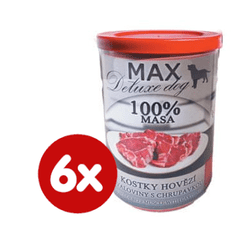 FALCO MAX deluxe kostky hovězí svaloviny s chrupavkou 6x400 g