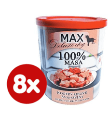 FALCO MAX deluxe kostky libové svaloviny 8x800 g