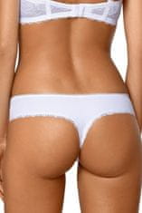 Nipplex Dámská tanga Elise II white + Ponožky Gatta Calzino Strech, bílá, L