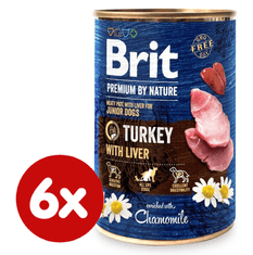 Brit Premium by Nature Turkey with Liver 6x400 g