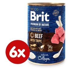 Brit Premium by Nature Beef with Tripes 6x400 g