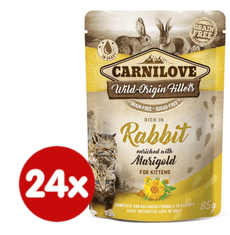 Carnilove Rich in Rabbit Enriched with Marigold 24x85 g