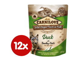 Carnilove Duck with Timothy Grass 12x300 g