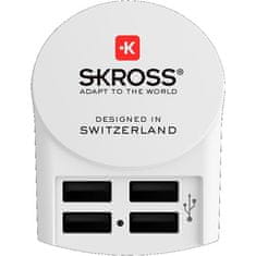 Skross  USB nabíjecí adaptér DC26, 4x USB A 5V/4800mA