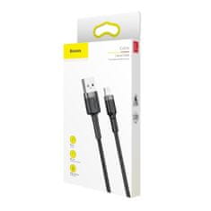 BASEUS Cafule kabel USB / Lightning QC 3.0 2.4A 1m, černý/sivý