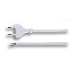 Solight Flexo šňůra 5m 2x0,75 napájecí kabel PVC bílá PF11 Solight