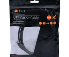 Solight Utp cat.5e kabel, rj45 konektor - rj45 konektor