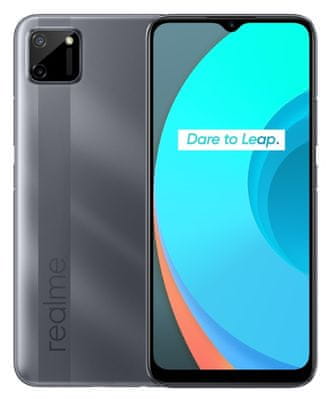 Realme C11, velký displej, dlouhá výdrž velkokapacitní baterie, výkonný procesor, duální fotoaparát