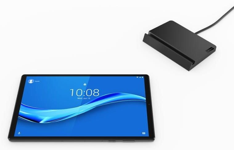 Lenovo Tab M10 Plus, 4GB/128GB, Wi-Fi, Iron Grey (ZA5W0188CZ) + nabíjecí stanice