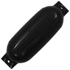 Greatstore Lodní fender 2 ks černý 69 x 21,5 cm PVC