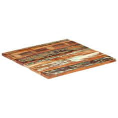 Greatstore Stolní deska čtverec 80x80 cm 25–27mm masivní recyklované dřevo