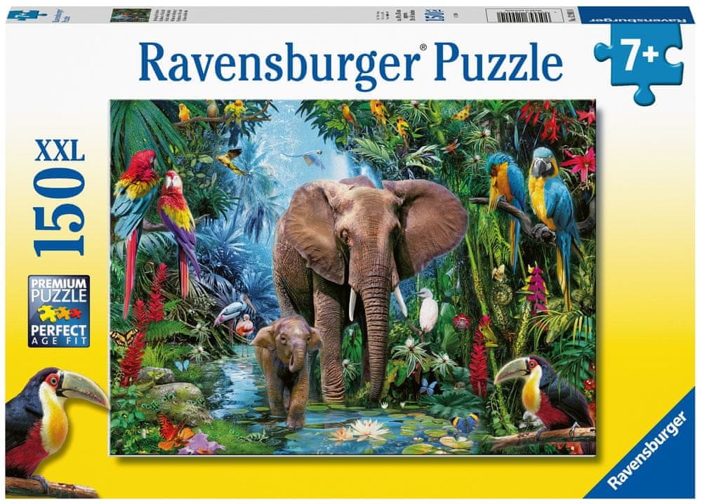 Ravensburger Puzzle 129010 Safari zvířata 150 dílků