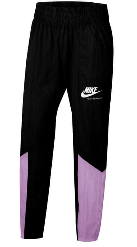 Nike dívčí kalhoty Sportswear Heritage XS černá