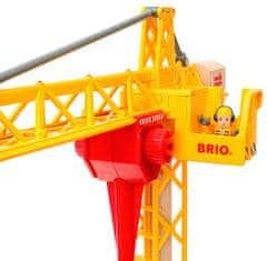 Brio WORLD 33835 Svítící stavební jeřáb