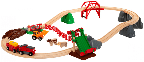 Brio WORLD 33984 Hrací set Zvířecí farma