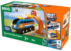 Brio WORLD 33971 SMART TECH SOUND Nahrávací lokomotiva