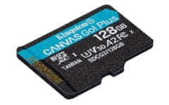 Kingston microSDXC 128GB Canvas Go Plus 170R A2 U3 V30 (SDCG3/128GBSP)