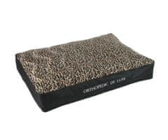 Kraftika Ortopedická matrace de luxe 60 x 40cm leopard