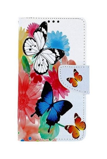 TopQ Pouzdro iPhone 11 knížkové Barevné s motýlky 49782