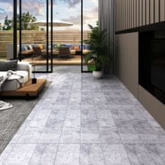 Vidaxl Samolepicí podlahová krytina PVC 5,21 m2 2 mm cementově šedá