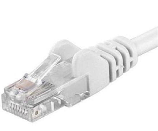 Kraftika Patch kabel utp cat 6, 2m - bílý, nestíněné, cat.6