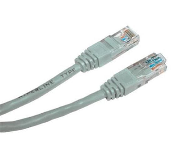 Kraftika Patch kabel utp cat 6, 5m - šedý, nestíněné, cat.6