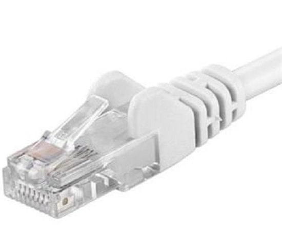 Kraftika Patch kabel utp cat 5e, 1,5m - bílý, nestíněné, cat. 5e