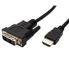 Kraftika Kabel dvi-d(m) - hdmi m 2m, dvi kabely, kabely