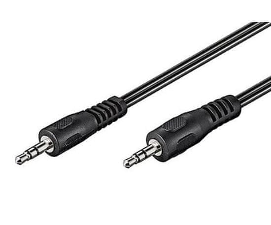 Kraftika Kabel propojovací audio jack 3,5(m) - jack 3,5(m), 1,5m