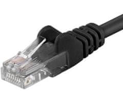 Kraftika Patch kabel utp cat 5e, 0,25m - černý, nestíněné, cat. 5e