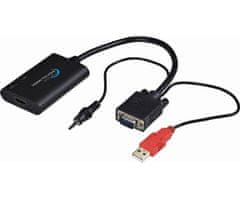 Kraftika Redukce hdmi elektronický konvertor na rozhraní vga +