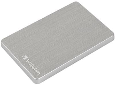 Verbatim Store´n´ Go ALU Slim 2TB, stříbrná (53666) usb 3.2 superspeed kompaktní