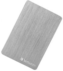 Verbatim Store´n´ Go ALU Slim 2TB, stříbrná (53666)