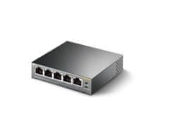 TP-Link Switch tl-sf1005p 5x lan, 4xpoe, 58w, kov, s poe