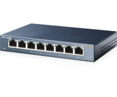 TP-Link Switch tl-sg108 8x glan, kov, aktivní lan