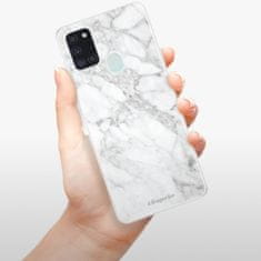 iSaprio Silikonové pouzdro - SilverMarble 14 pro Samsung Galaxy A21s