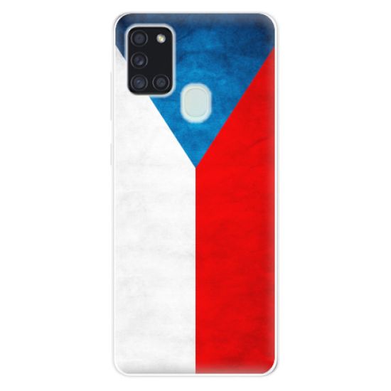 iSaprio Silikonové pouzdro - Czech Flag pro Samsung Galaxy A21s