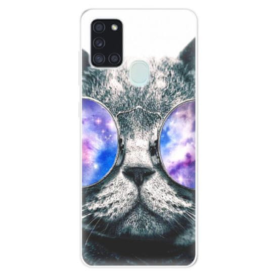 iSaprio Silikonové pouzdro - Galaxy Cat pro Samsung Galaxy A21s