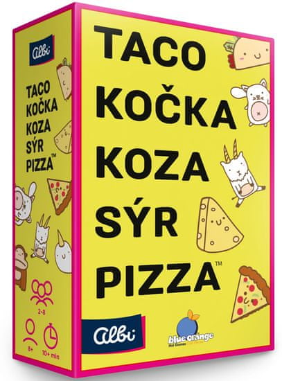 Albi Taco, kočka, koza, sýr, pizza