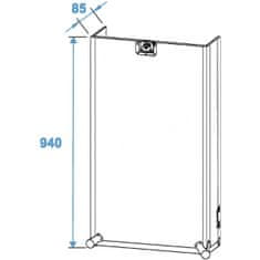 Roadinger Special combo case Pro 17HE, s kolečky