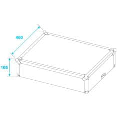 Roadinger Mixer case Pro MCBL-19, 8U