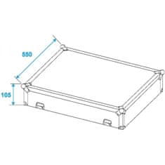 Roadinger Mixer Case Pro B 19" 14HE, černý