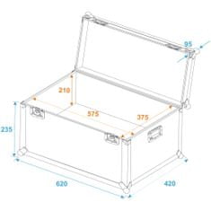 Roadinger univerzální Transport Case 60x40x30cm